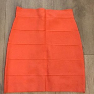 BCBGMAXAZRIA Purple Orange Skirt